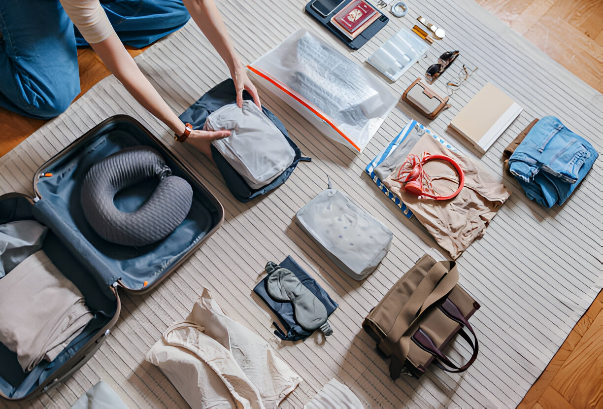Travel Essentials for Gun Hill, Mussoorie – "Packing essentials like trekking shoes, backpacks, and thermal wear for a comfortable trip to Gun Hill, Mussoorie.