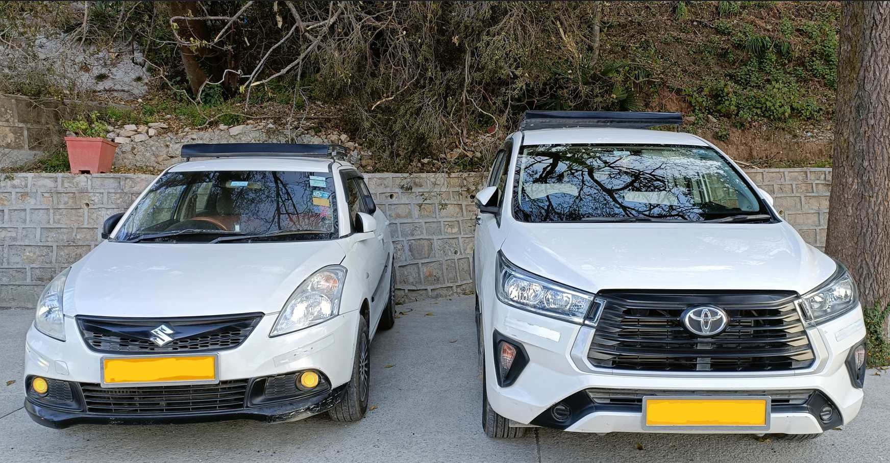 Tourists renting bikes to explore Mussoorie and Kempty Fall Road affordably.